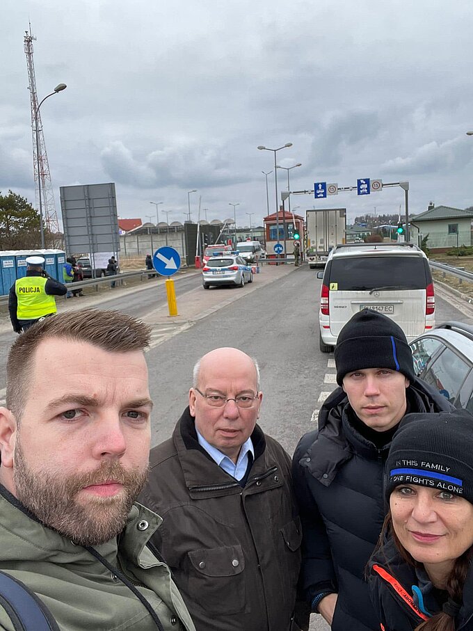 Rainer Wendt mit polnischen Kollegen